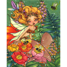 Load image into Gallery viewer, AB Diamond Painting - Full Round - flower elf (40*50CM)
