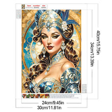 Load image into Gallery viewer, Diamond Painting - Partial Special Shaped - Lady (30*40CM)
