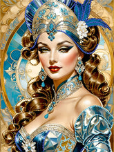 Load image into Gallery viewer, Diamond Painting - Partial Special Shaped - Lady (30*40CM)
