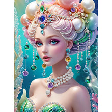 Load image into Gallery viewer, Diamond Painting - Partial Special Shaped - Lady (30*40CM)
