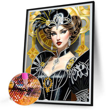 Load image into Gallery viewer, Diamond Painting - Partial Special Shaped - Lady (30*40CM)
