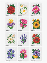 Load image into Gallery viewer, 6pcs Square Diamond Painting Set - Colorful flowers (14*18CM)
