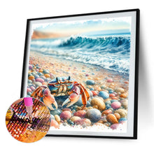Load image into Gallery viewer, AB Diamond Painting - Full Round - Summer Beach¡¤Crab (40*40CM)
