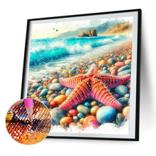 Load image into Gallery viewer, AB Diamond Painting - Full Round - Summer Beach¡¤Starfish (40*40CM)
