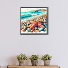 Load image into Gallery viewer, AB Diamond Painting - Full Round - Summer Beach¡¤Starfish (40*40CM)
