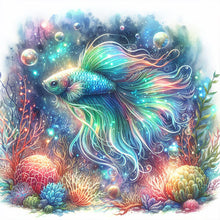 Load image into Gallery viewer, AB Diamond Painting - Full Round - Summer Beach ¡¤ Betta (40*40CM)
