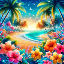 Load image into Gallery viewer, AB Diamond Painting - Full Round - Summer Beach¡¤Seaside (40*40CM)
