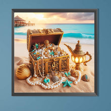 Load image into Gallery viewer, AB Diamond Painting - Full Round - Summer Beach¡¤Treasure Box (40*40CM)
