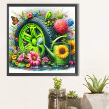 Load image into Gallery viewer, AB Diamond Painting - Full Round - Butterfly grass tire (40*40CM)
