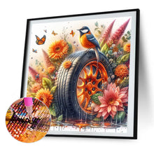 Load image into Gallery viewer, AB Diamond Painting - Full Round - Birds and flowers tires (40*40CM)
