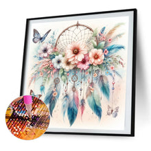 Load image into Gallery viewer, 2pcs AB Diamond Painting - Full Round - Butterfly Hummingbird Dream Catcher (40*40CM)
