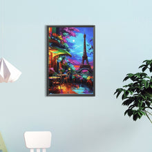 Load image into Gallery viewer, Diamond Painting - Full Round - Night view under the Eiffel Tower (40*60CM)
