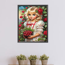 Load image into Gallery viewer, AB Diamond Painting - Full Round - Picking red fruit (40*50CM)
