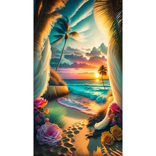 Load image into Gallery viewer, Diamond Painting - Full Round - Beach waves (40*70CM)
