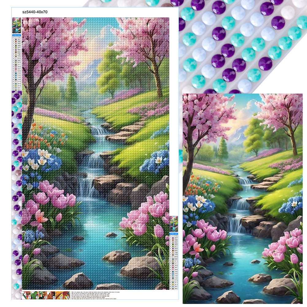 Diamond Painting - Full Round - Murgling water (40*70CM)