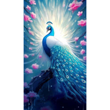 Load image into Gallery viewer, Diamond Painting - Full Round - Beautiful peacock (40*70CM)
