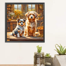 Load image into Gallery viewer, Diamond Painting - Full Round - Puppy (30*30CM)
