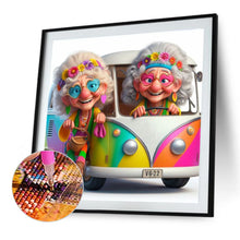 Load image into Gallery viewer, Diamond Painting - Full Round - Funny old lady (40*40CM)
