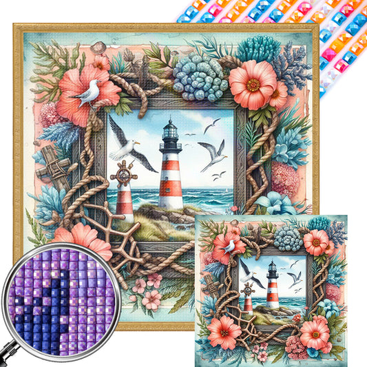 AB Diamond Painting - Full Square - Lighthouse (40*40CM)