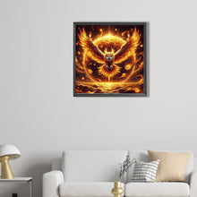 Load image into Gallery viewer, AB Diamond Painting - Full Round - Owl through the flames (30*30CM)
