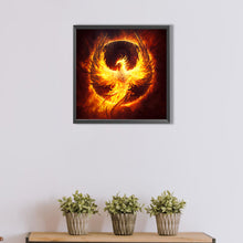 Load image into Gallery viewer, AB Diamond Painting - Full Round - Through the Flame Phoenix (30*30CM)
