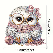 Load image into Gallery viewer, Double Sided Acrylic Owl Diamond Painting Hanging Pendant Diamond Painting Decor
