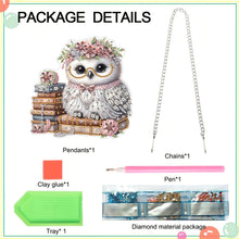 Load image into Gallery viewer, Double Sided Acrylic Owl Diamond Painting Hanging Pendant Diamond Painting Decor
