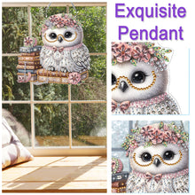 Load image into Gallery viewer, Double Sided Acrylic Owl Diamond Painting Hanging Pendant Diamond Painting Decor
