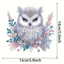 Load image into Gallery viewer, Double Sided Acrylic Owl Diamond Painting Hanging Pendant Diamond Painting Decor
