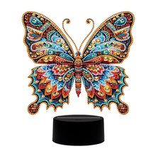 Load image into Gallery viewer, Animal Diamond Painting Night Light 5D DIY Diamond Painting Lamp (Butterfly)
