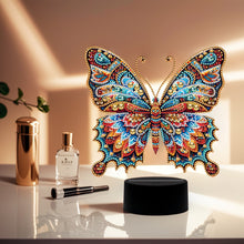 Load image into Gallery viewer, Animal Diamond Painting Night Light 5D DIY Diamond Painting Lamp (Butterfly)
