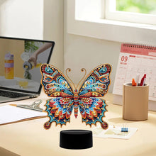 Load image into Gallery viewer, Animal Diamond Painting Night Light 5D DIY Diamond Painting Lamp (Butterfly)
