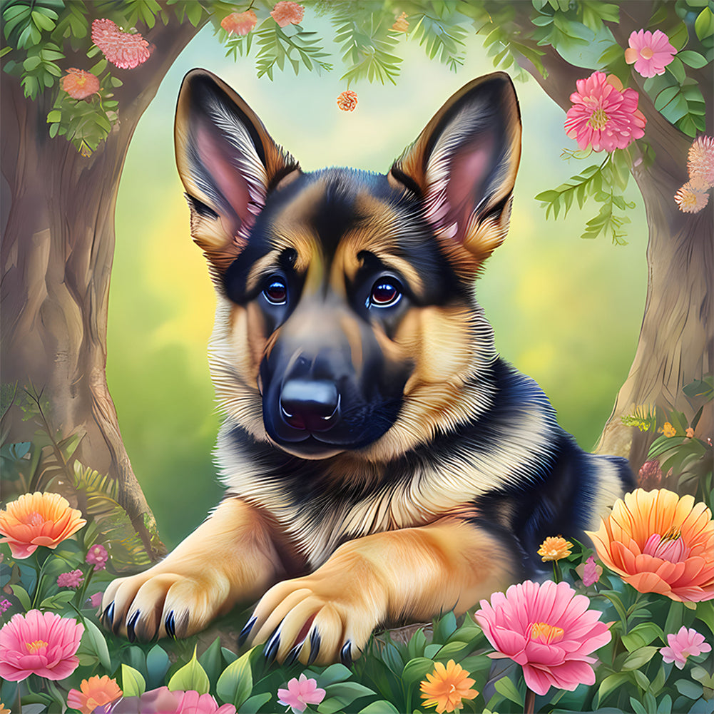 Diamond Painting - Full Round - Wolf (30*30CM)