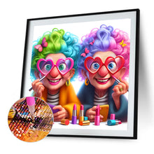 Load image into Gallery viewer, Diamond Painting - Full Round - Funny old lady (40*40CM)
