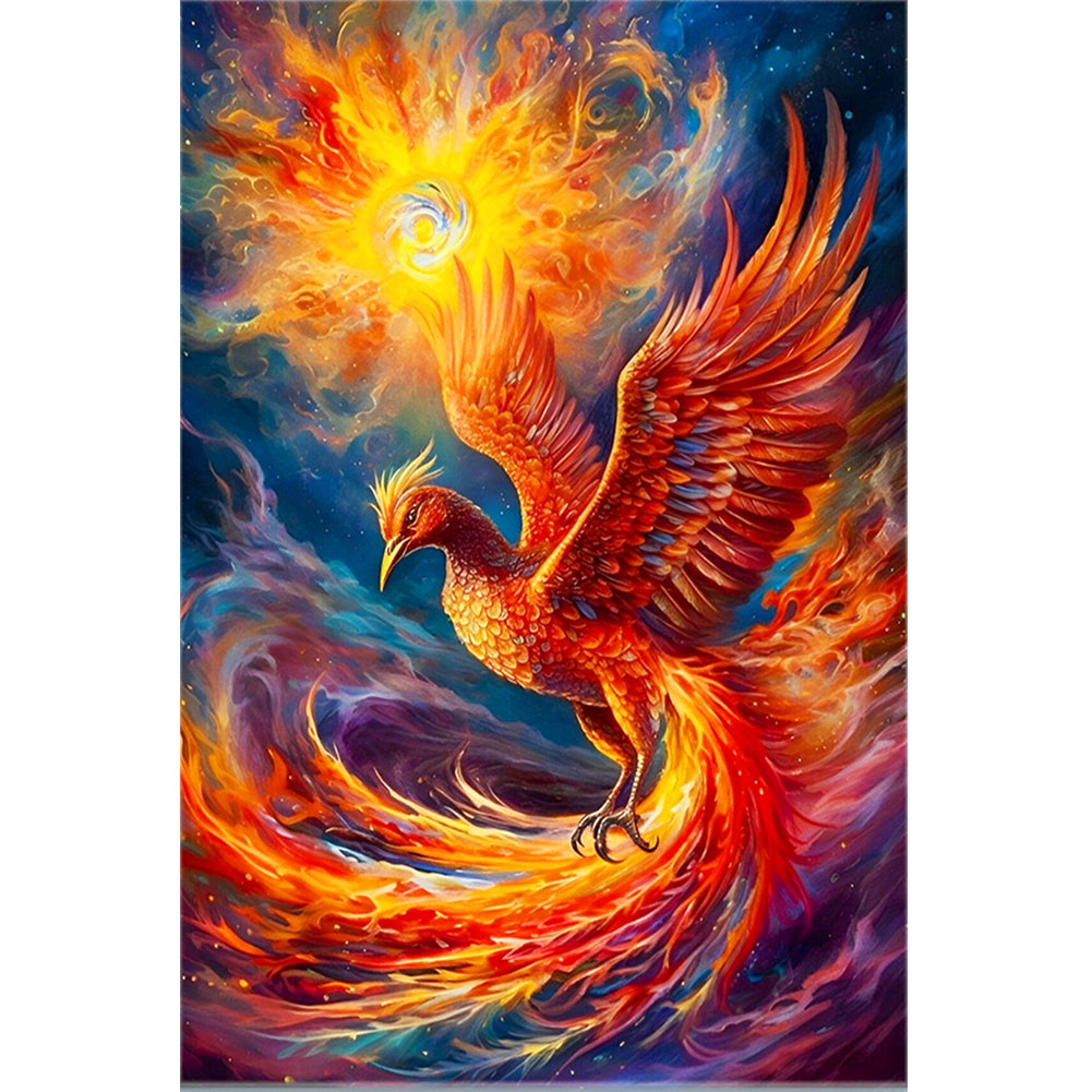 Diamond Painting - Full Round - Through the Flame Phoenix (40*60CM)