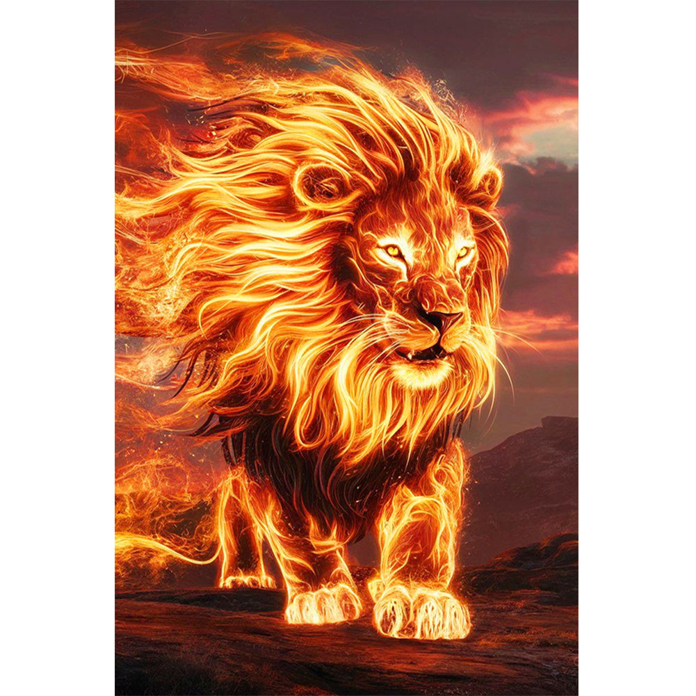 Diamond Painting - Full Round - Passing through the Lion of Fire St. Anthony's Day (40*60CM)