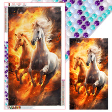 Load image into Gallery viewer, Diamond Painting - Full Round - Two horses (40*70CM)
