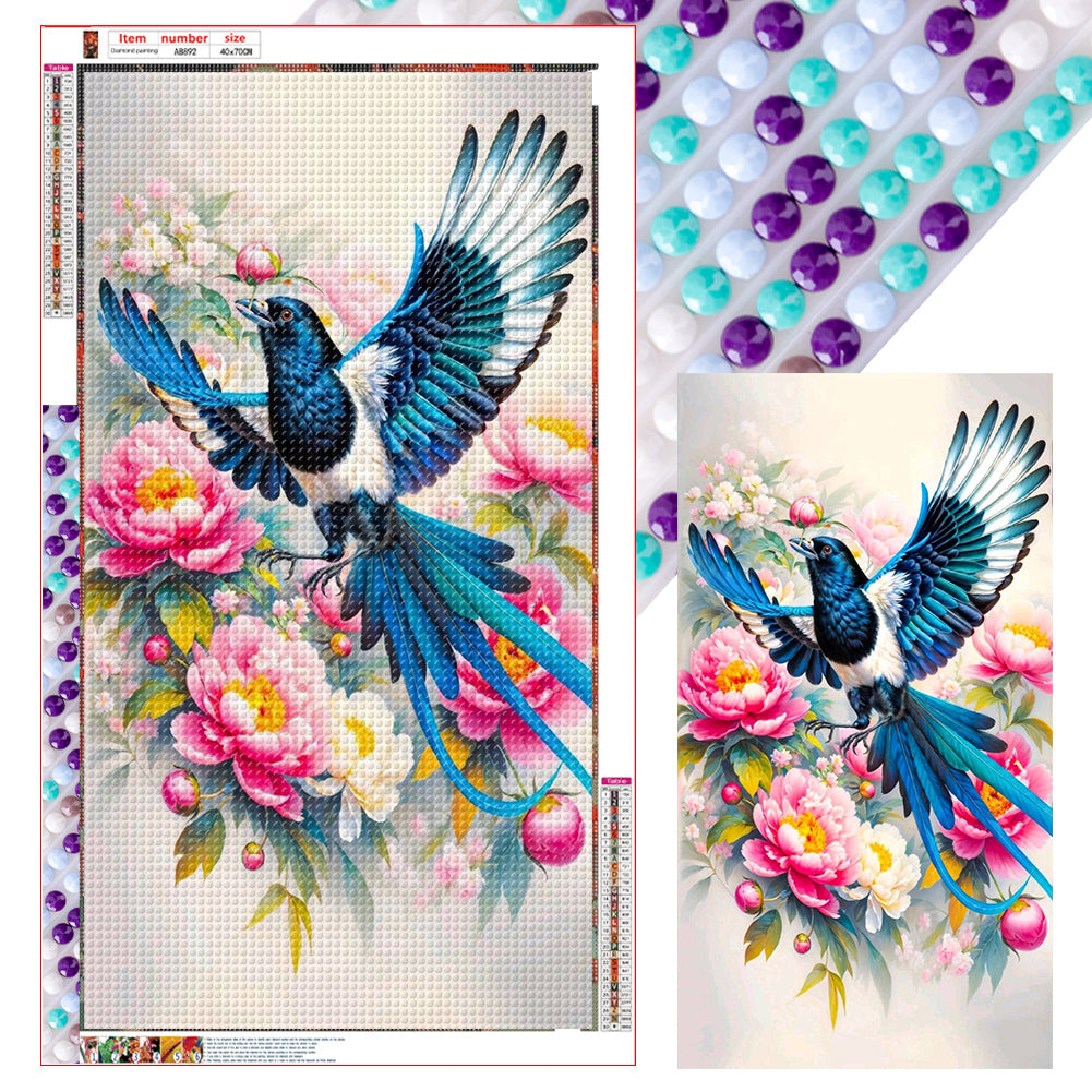 Diamond Painting - Full Round - magpie (40*70CM)