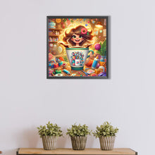Load image into Gallery viewer, AB Diamond Painting - Full Round - modern handmade girl (40*40CM)
