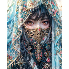 Load image into Gallery viewer, AB Diamond Painting - Full Round - beautiful veil girl (40*50CM)
