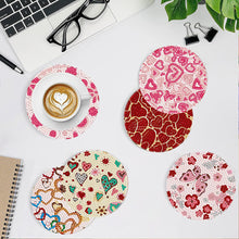 Load image into Gallery viewer, 8Pcs Diamond Painting Coasters Love Pattern Diamond Art Painting Kits for Decor
