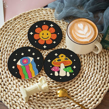 Load image into Gallery viewer, 8Pcs Diamond Painting Coasters Colorful Objects Diamond Art Painting Kits
