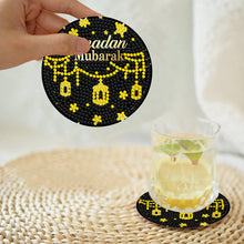 Load image into Gallery viewer, 8Pcs Diamond Painting Coasters Moon Stars Diamond Art Painting Kits for Decor

