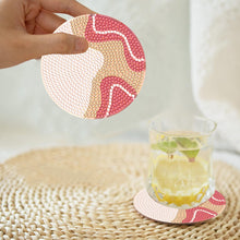 Load image into Gallery viewer, 8Pcs Wooden Simple Pattern DIY Diamond Painting Coasters Diamond Dot Kits
