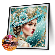 Load image into Gallery viewer, 2pcs Partial Special Diamond Painting Set - Lady (30*30CM)
