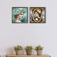 Load image into Gallery viewer, 2pcs Partial Special Diamond Painting Set - Lady (30*30CM)
