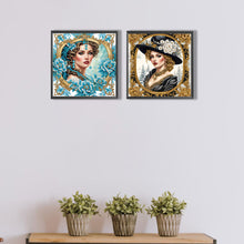 Load image into Gallery viewer, 2pcs Partial Special Diamond Painting Set - Lady (30*30CM)
