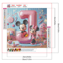 Load image into Gallery viewer, Diamond Painting - Full Round - Mickey J (30*30CM)
