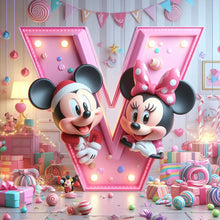 Load image into Gallery viewer, Diamond Painting - Full Round - Mickey V (30*30CM)
