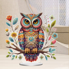 Load image into Gallery viewer, Double Sided Owl Desktop Diamond Painting Art Kits for Home Office Decor
